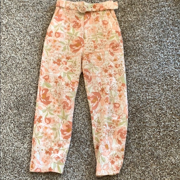 Bardot Floral Linen pang - Picture 4 of 6